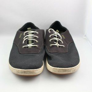 Olukai Nohea Moku Mens Black Dark Green No Tie Lifestyle Shoe Size 10 10283-4040